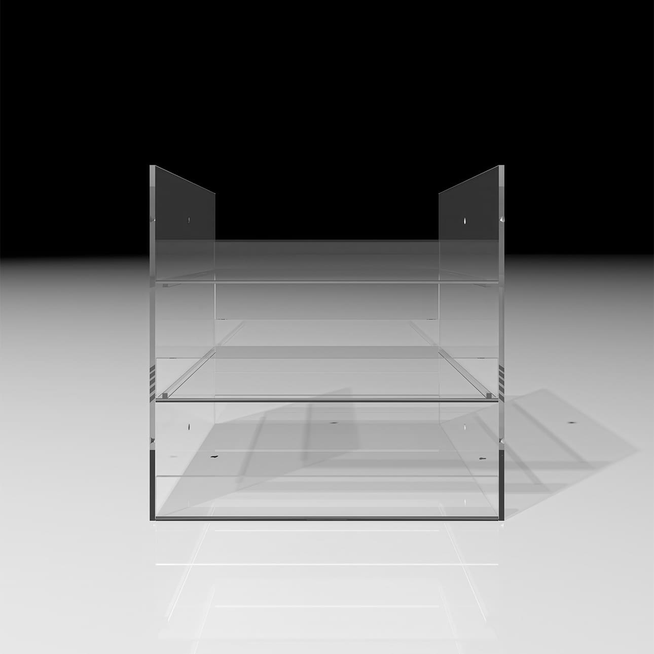 Shelf アクリルトレー 3段(本棚・奥行350mm専用)