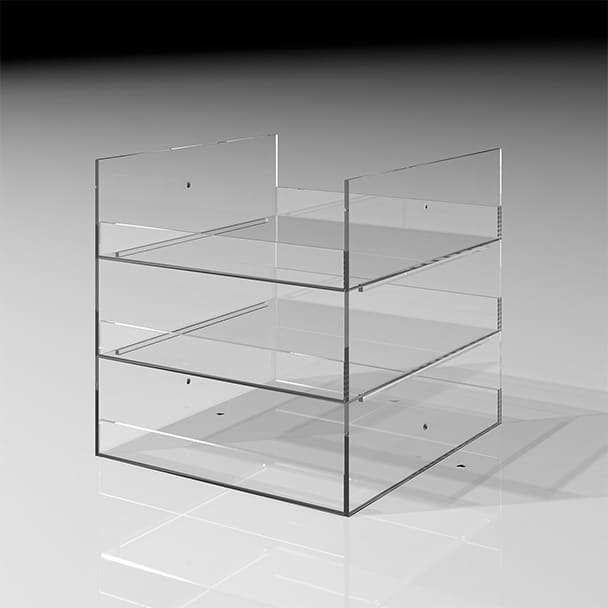 アクリルトレー 3段(奥行350mm専用)