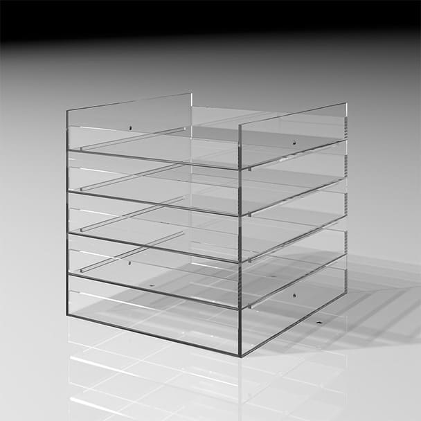 アクリルトレー 5段(奥行350mm専用)