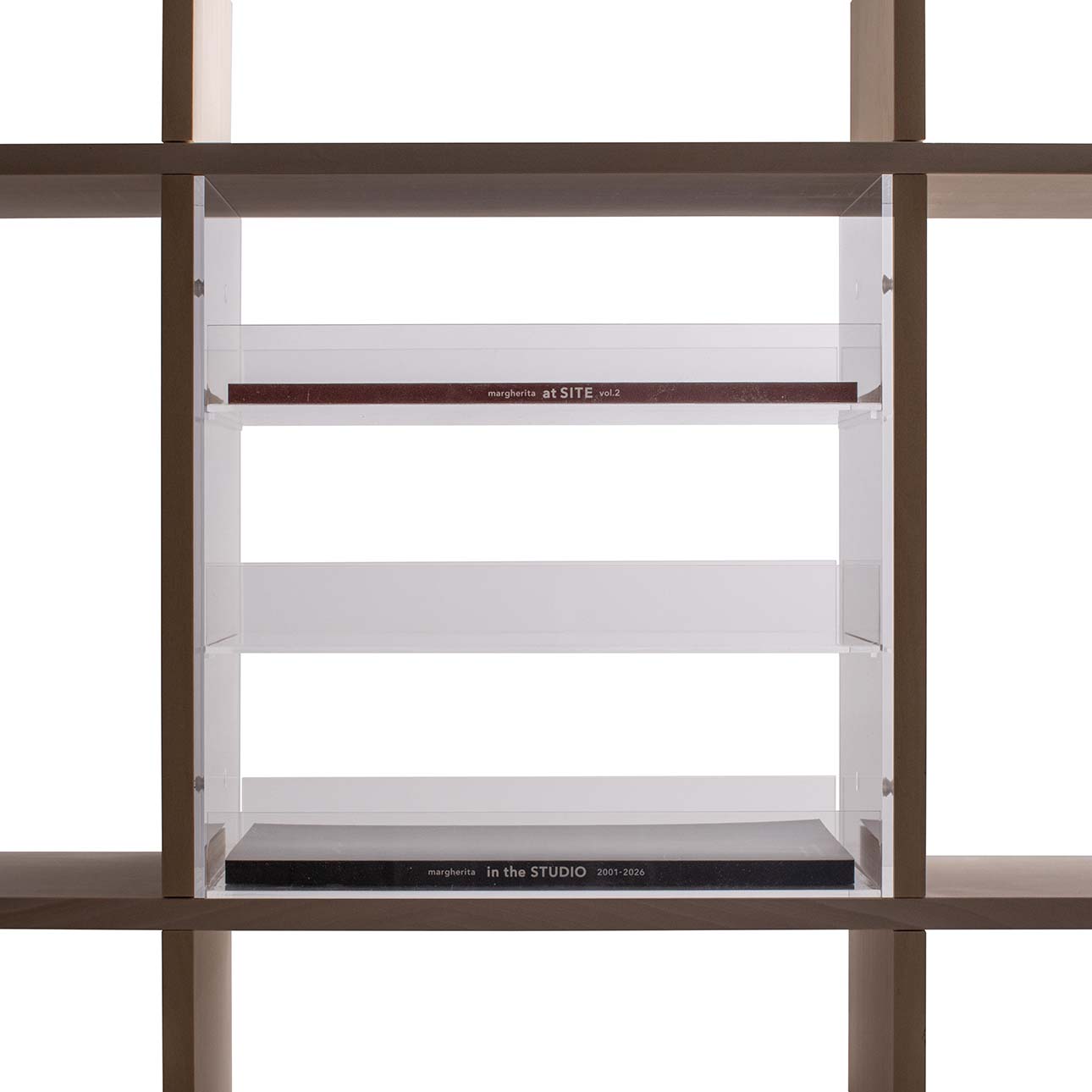 Shelf アクリルトレー 3段(本棚・奥行250mm専用)