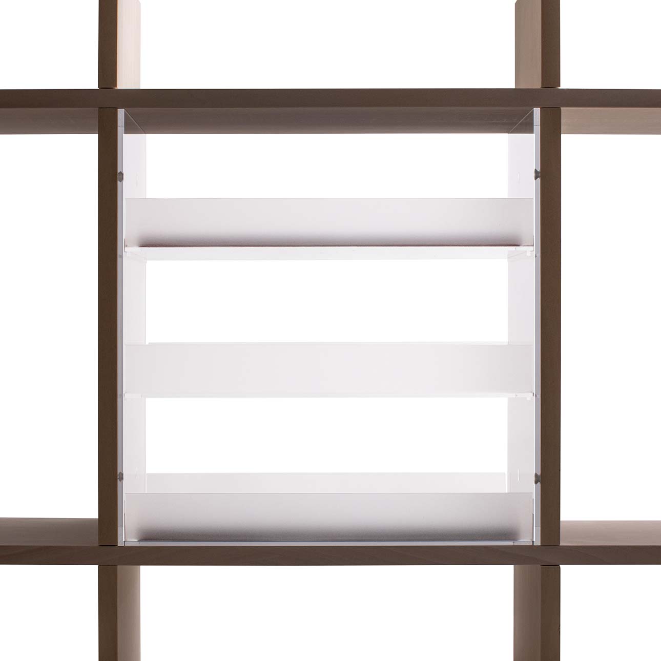 Shelf アクリルトレー 3段(本棚・奥行250mm専用)