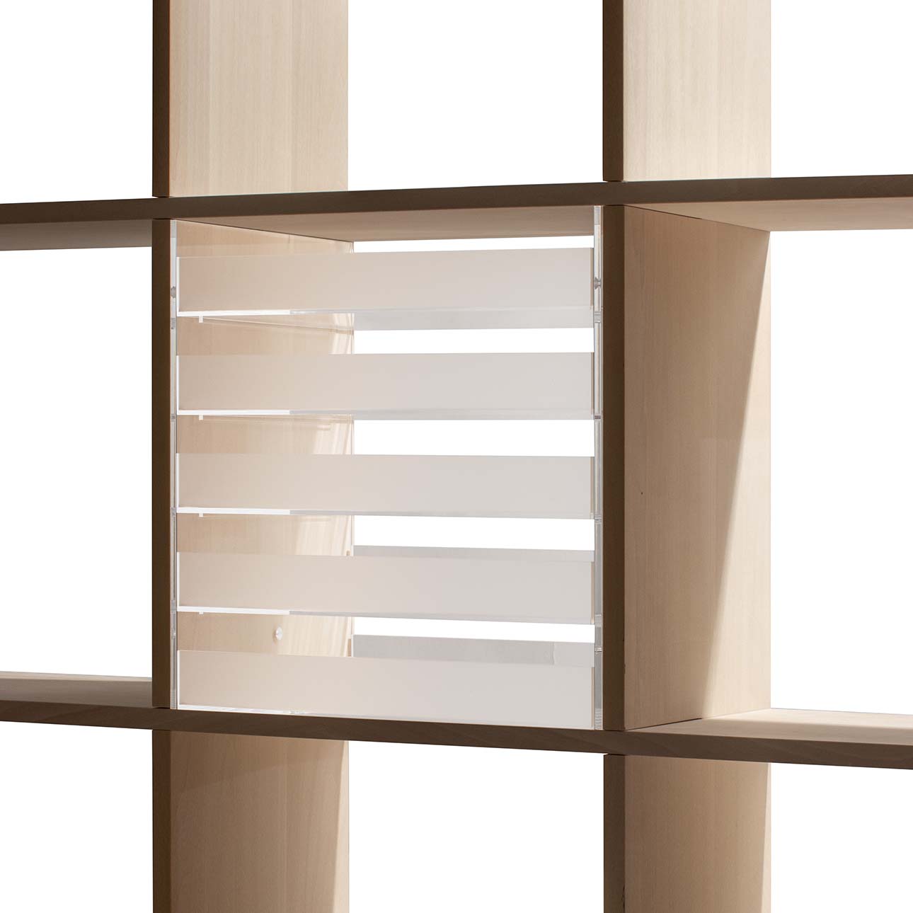 Shelf アクリルトレー 5段(本棚・奥行250mm専用)