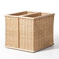 Shelf 竹ひご(ラタン)収納 ファイルボックス