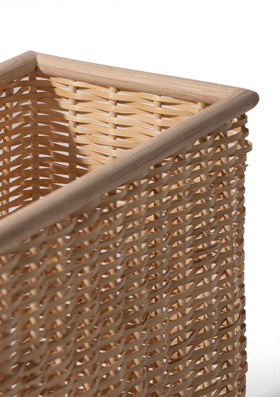 Shelf 竹ひご(ラタン)収納 ファイルボックス