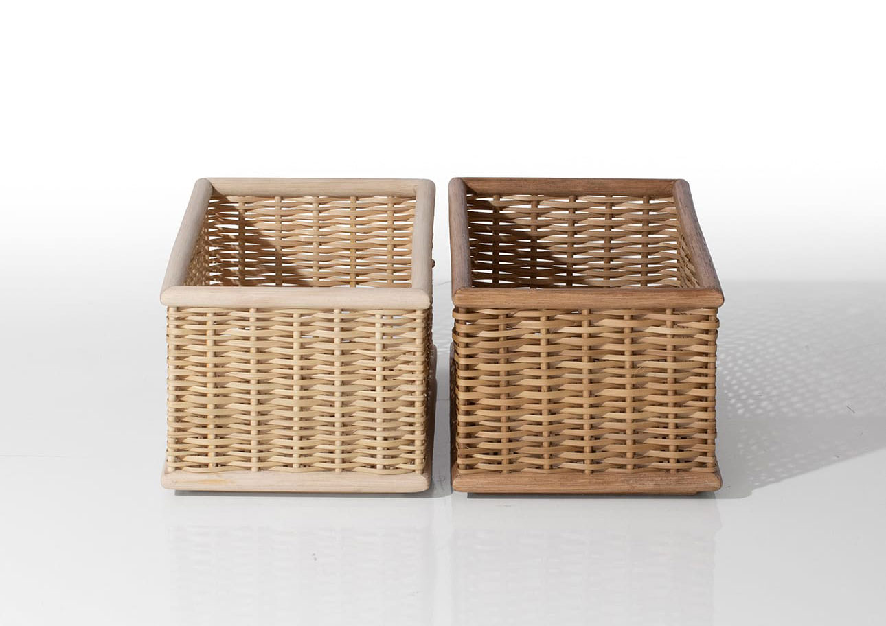 竹ひご（ラタン）収納 ボックス ナチュラル SLF-BKT-NA | Shelf
