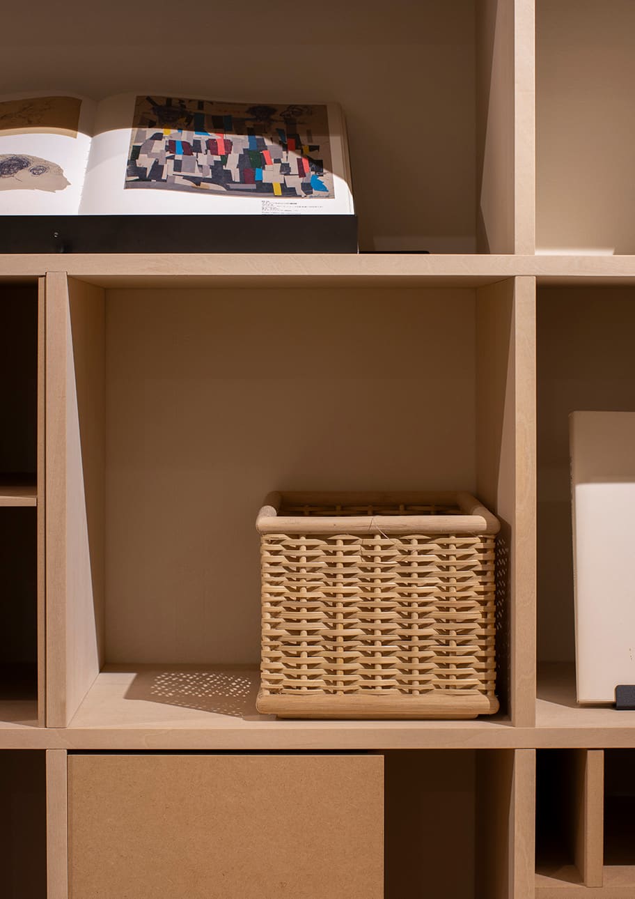 Shelf 竹ひご（ラタン）収納ボックス