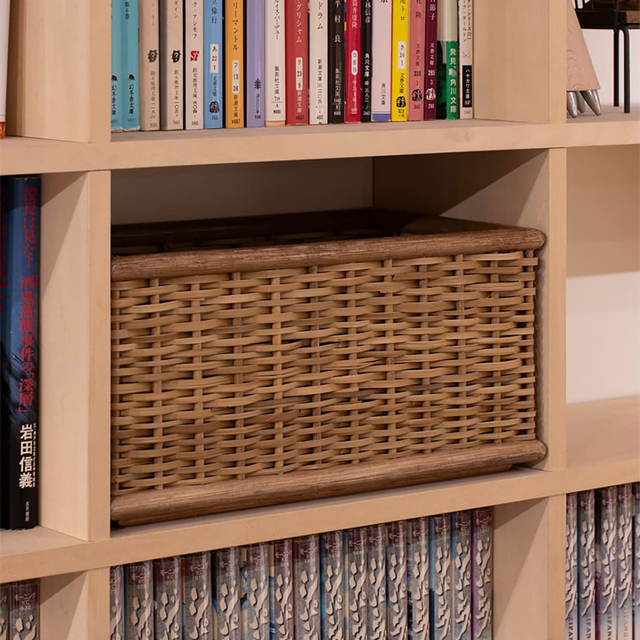 Shelf 竹ひご（ラタン）収納ボックス