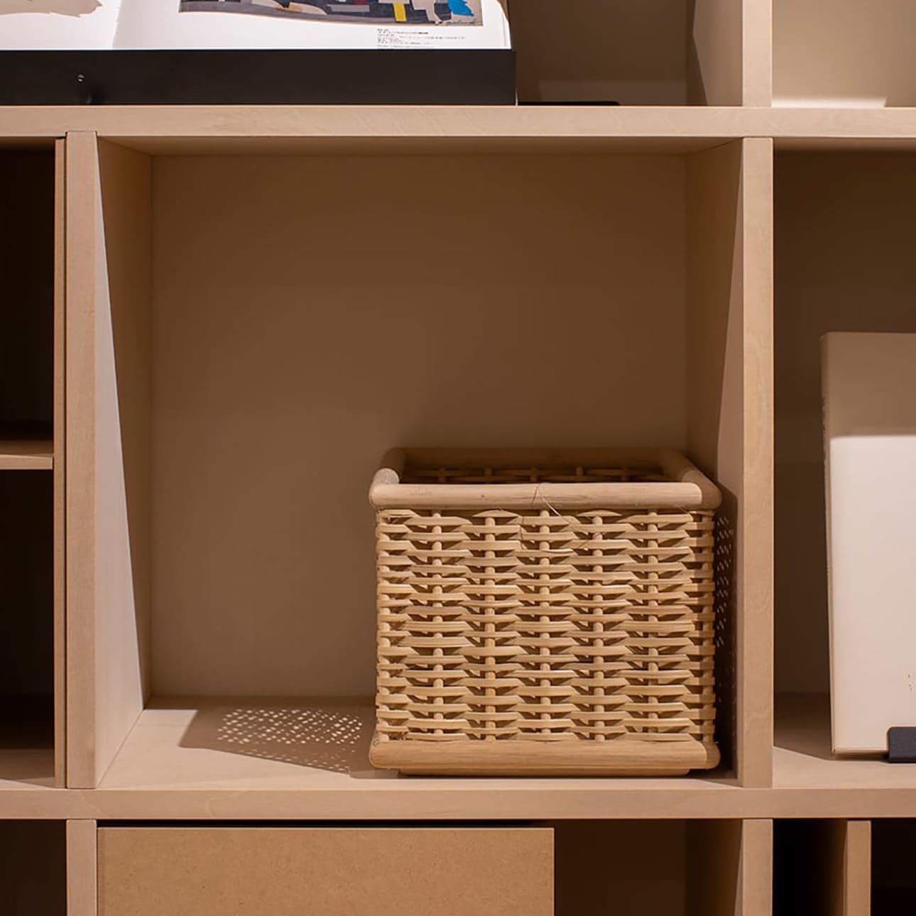 Shelf 竹ひご（ラタン）収納ボックス