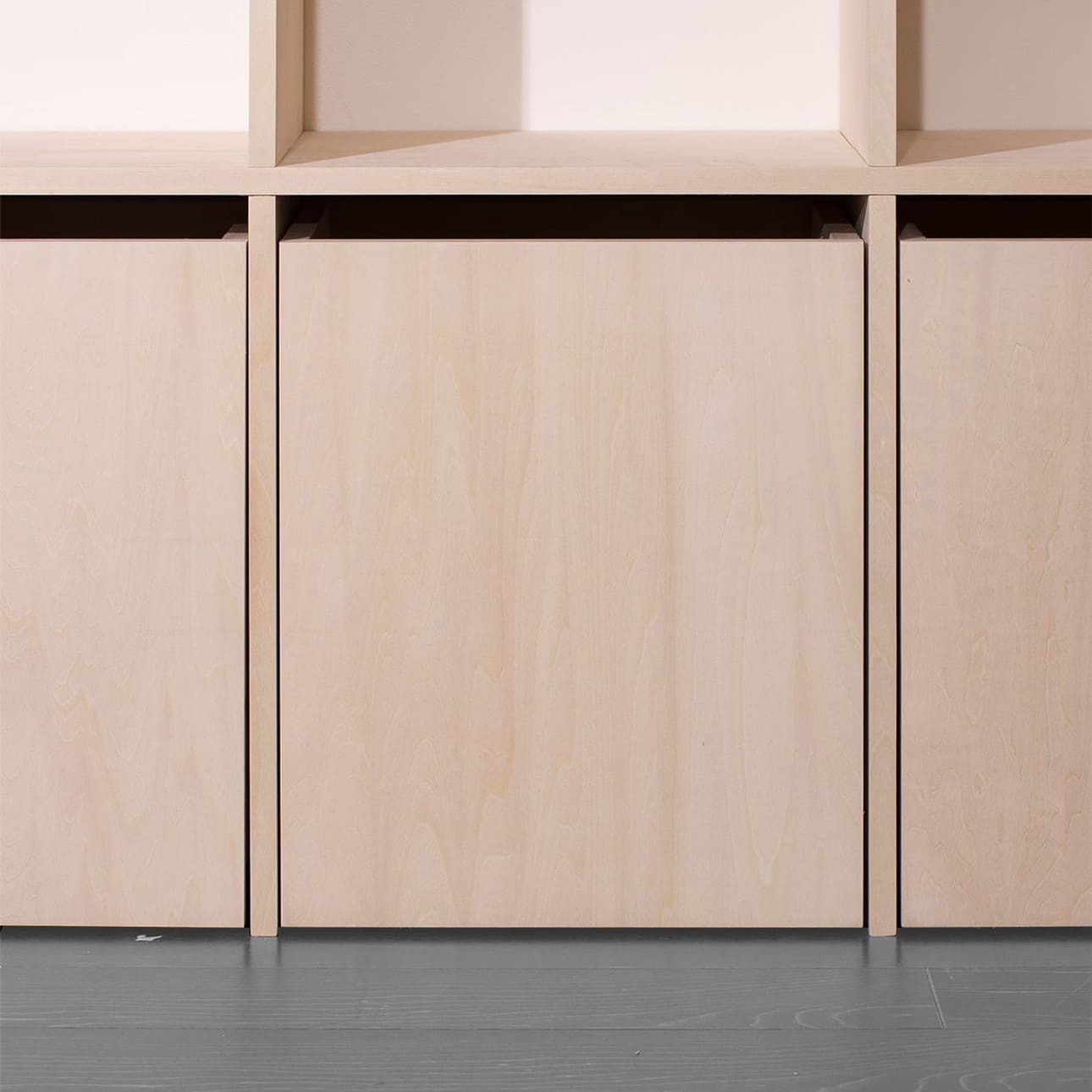 Shelf キャスター付き収納ボックス（壁一面の本棚 奥行250専用mm）