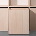 Shelf キャスター付き収納ボックス（壁一面の本棚 奥行250専用mm）