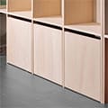 Shelf キャスター付き収納ボックス（壁一面の本棚 奥行250専用mm）
