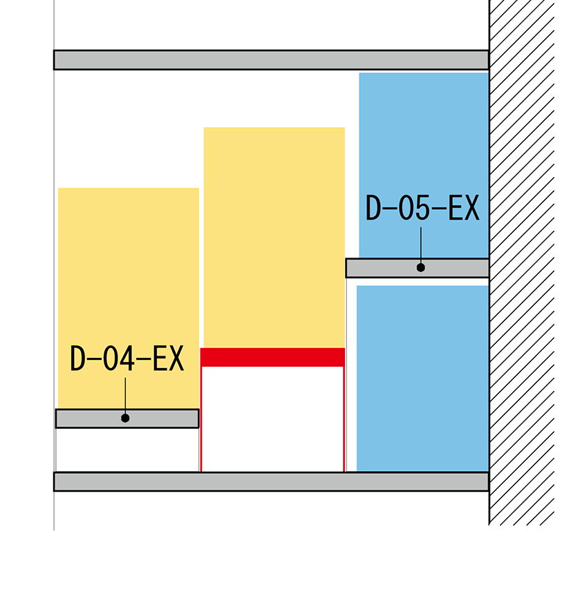コミック本（新書判）＋文庫本の収納