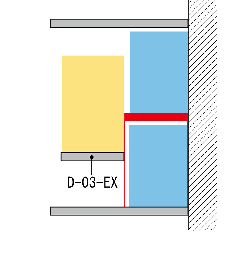 コミック本（新書判）＋文庫本の収納