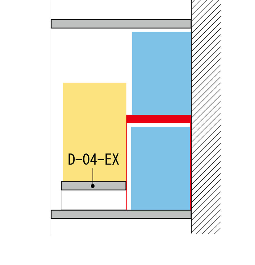 コミック本（新書判）＋文庫本の収納