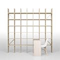 エクステンショナルデスク（本棚・奥行250専用）