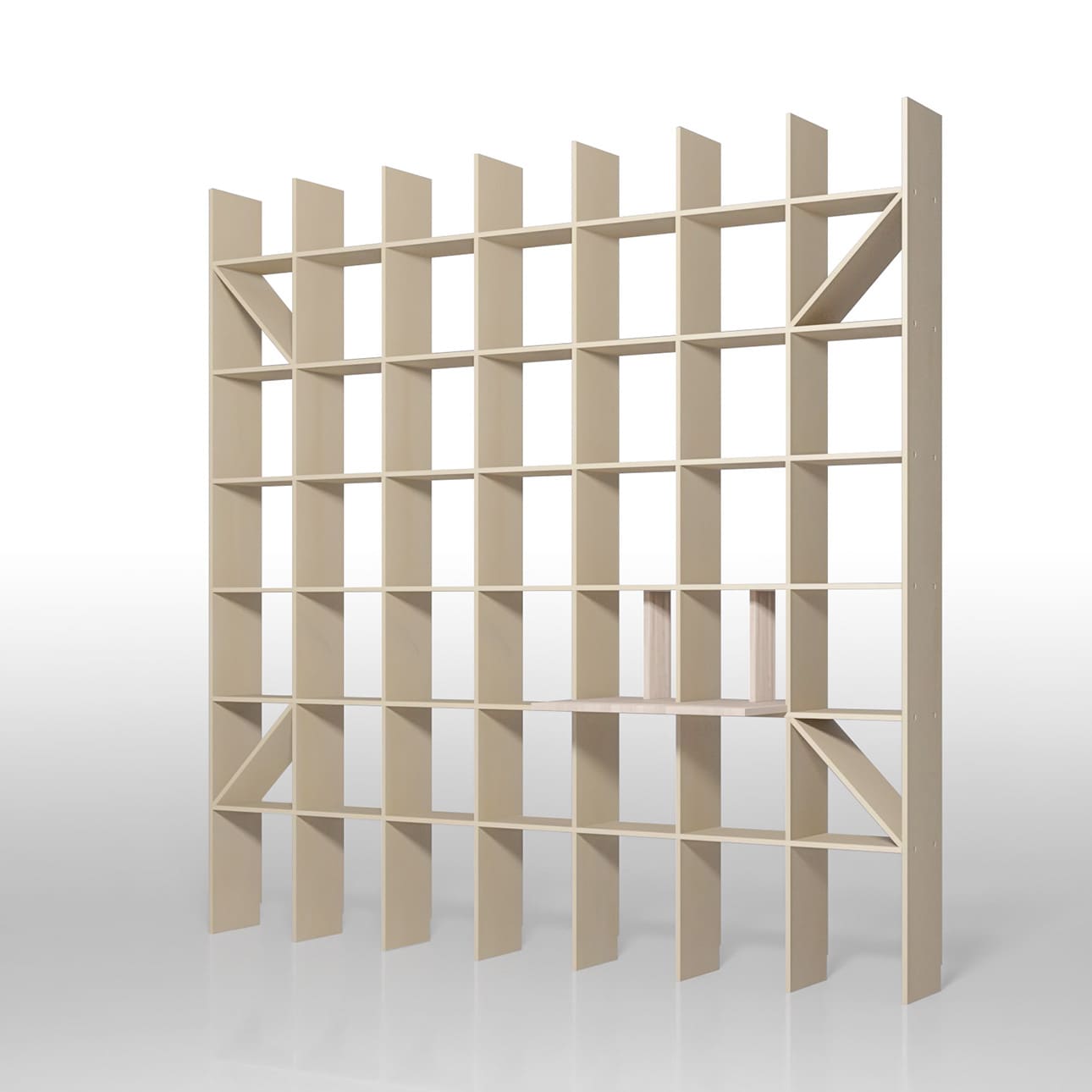 エクステンショナルトレー 幅2コマ（本棚・奥行250専用）