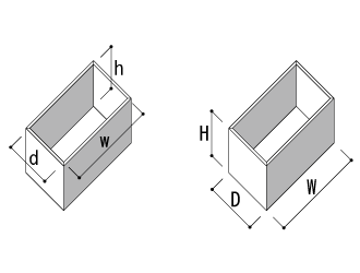 Shelf 整理ボックス 1列（奥行180mm専用）