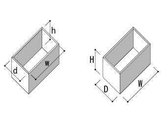 Shelf 整理ボックス 1列（本棚・奥行180専用）