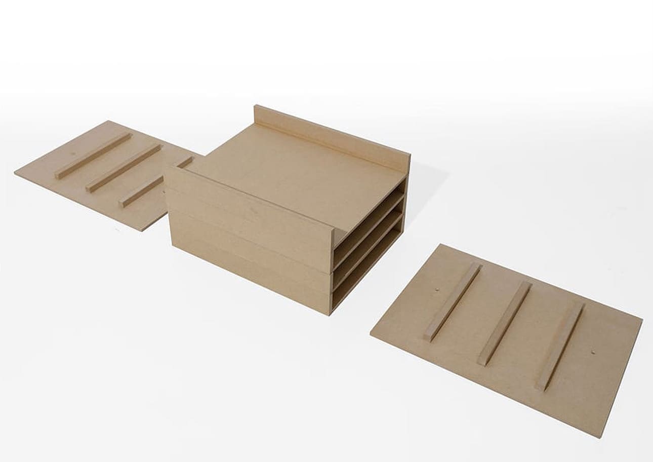 Shelf トレー 4段（本棚・奥行250mm専用）