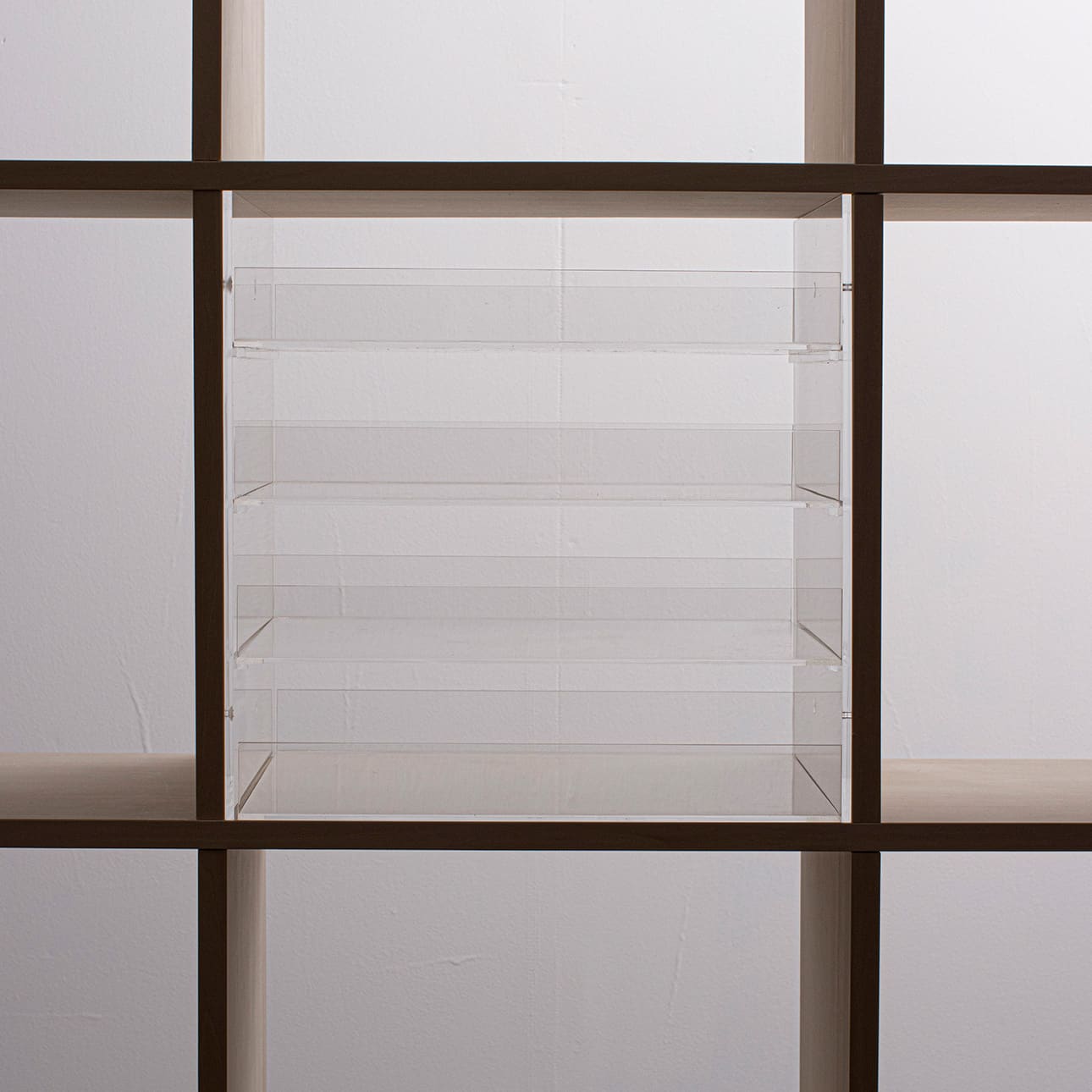 Shelf アクリルトレー 4段（本棚・奥行350mm専用）