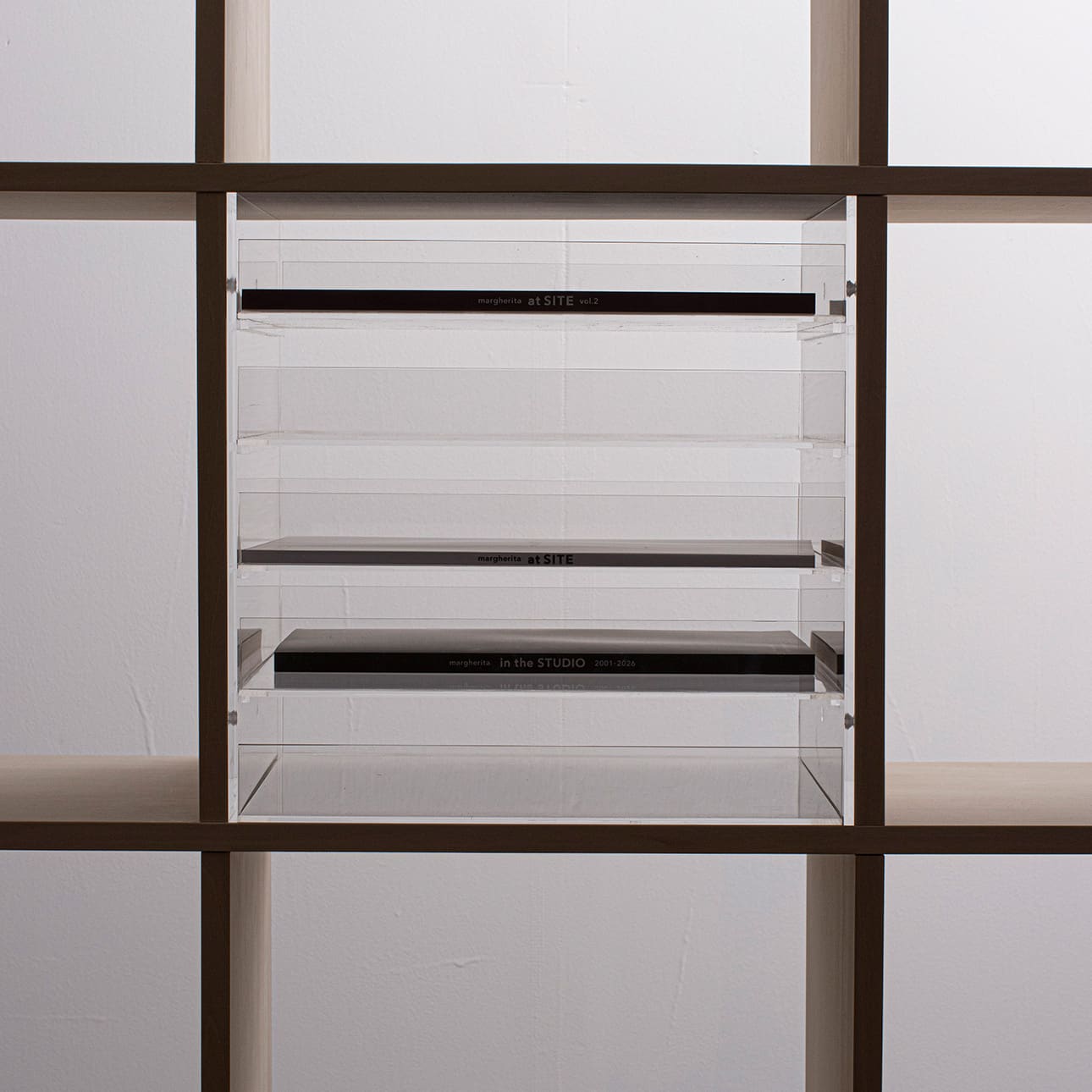 Shelf アクリルトレー 5段（本棚・奥行350mm専用）