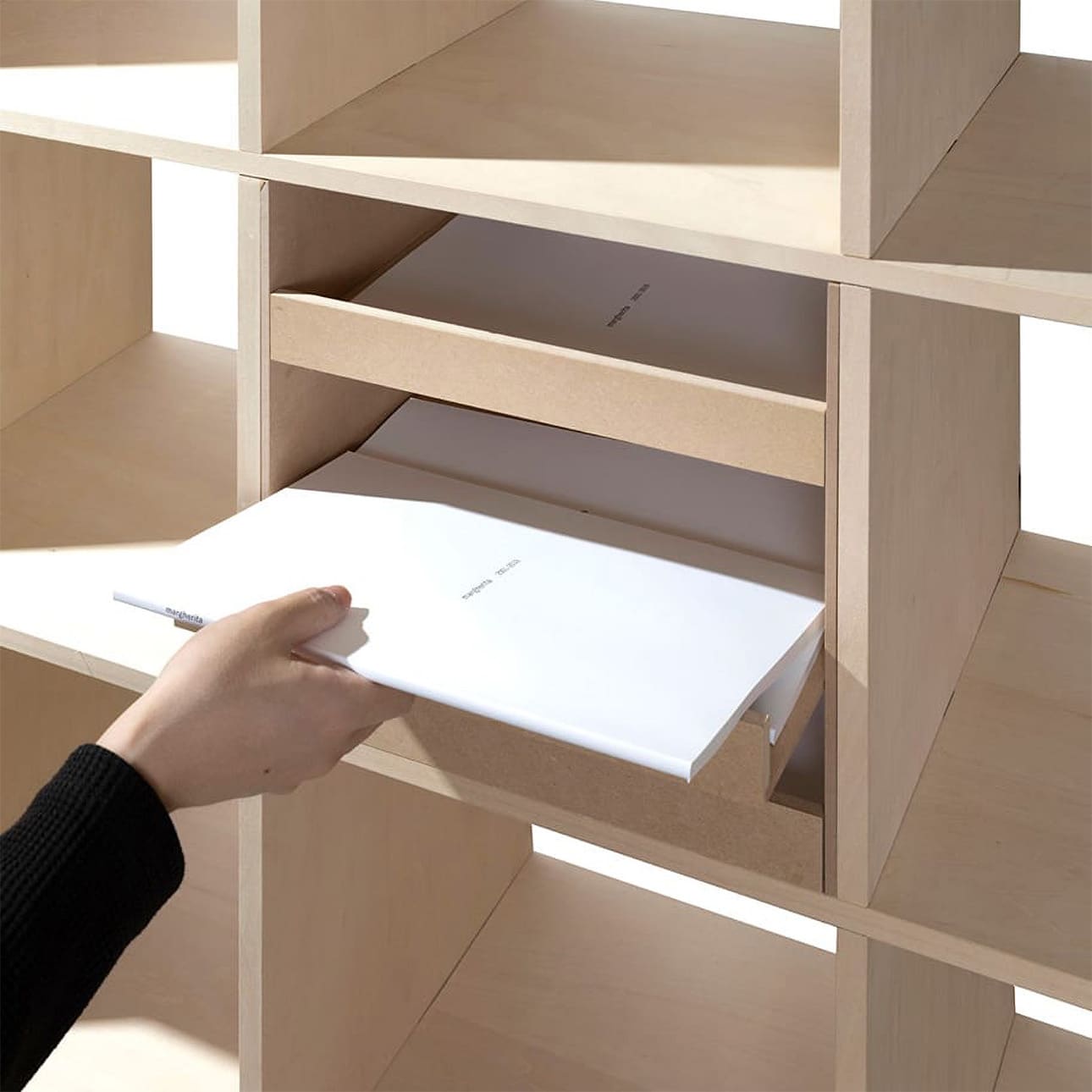 Shelf トレー 3段（本棚・奥行350mm専用）