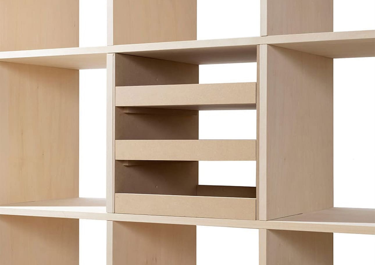 Shelf トレー 3段（本棚・奥行350mm専用）