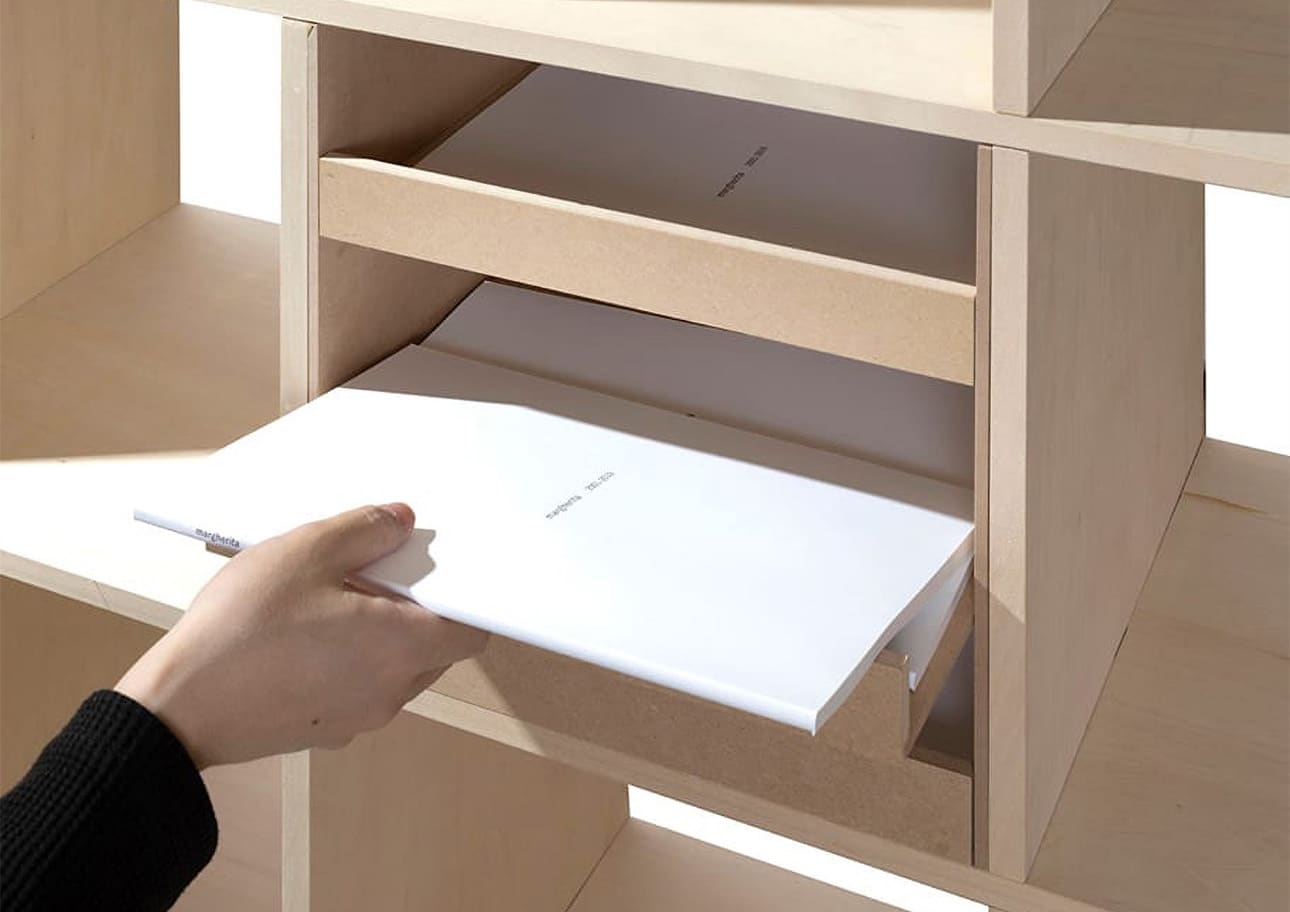 Shelf トレー 3段（本棚・奥行350mm専用）
