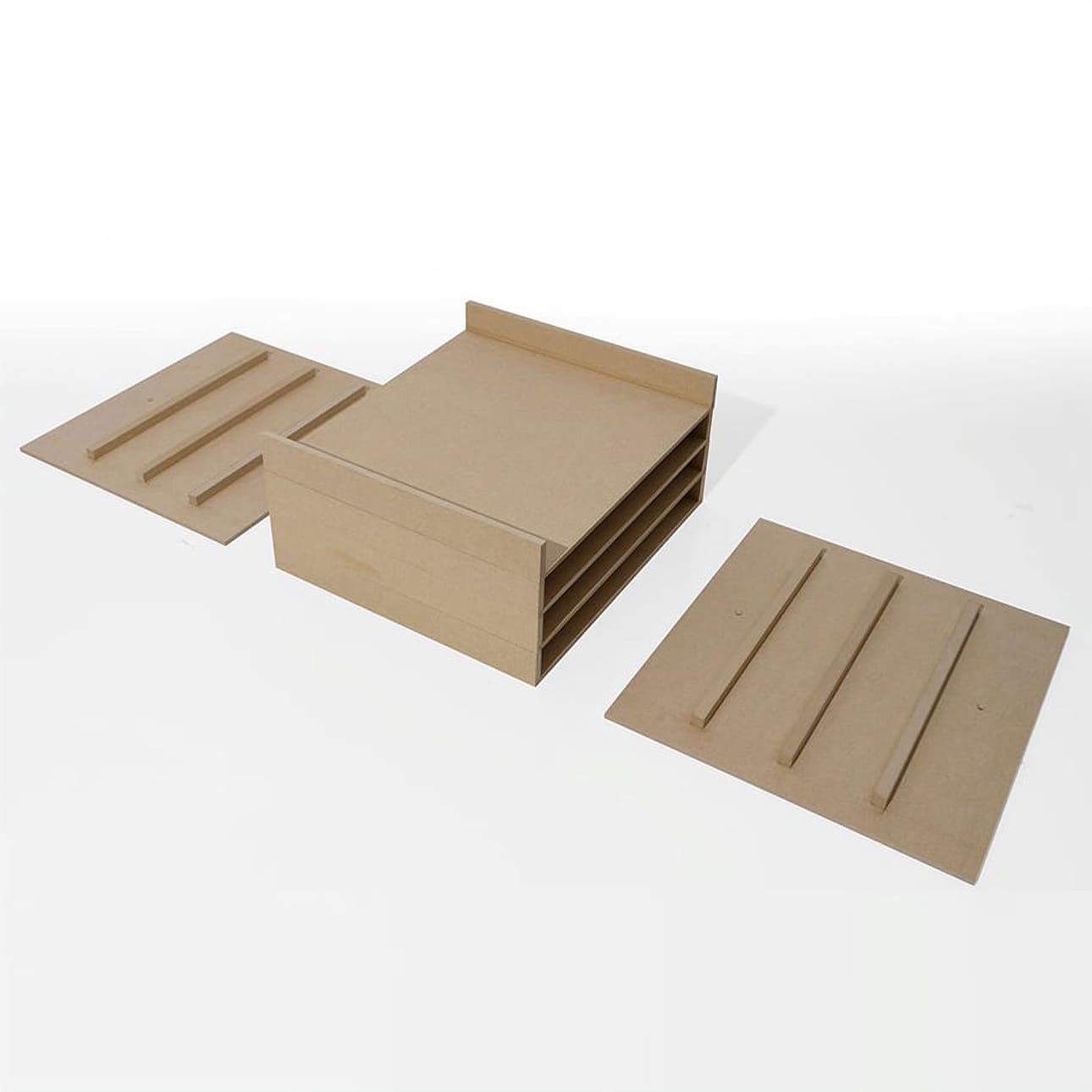 Shelf トレー 4段(本棚・奥行350mm専用)