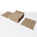 Shelf トレー 4段(本棚・奥行350mm専用)
