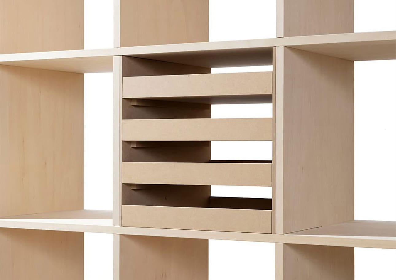 Shelf トレー 4段(本棚・奥行350mm専用)