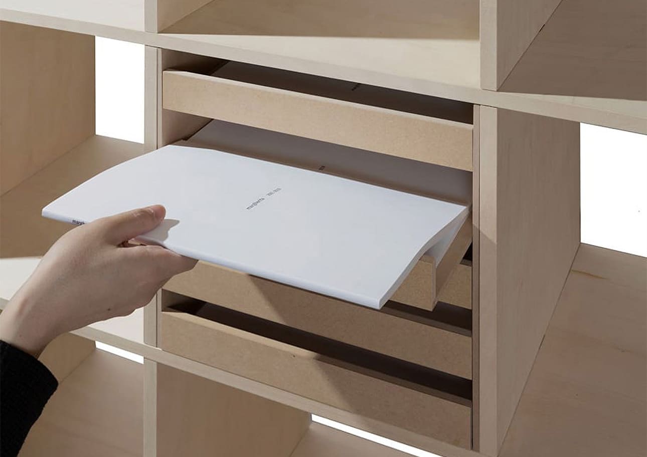 Shelf トレー 5段（本棚・奥行350mm専用）