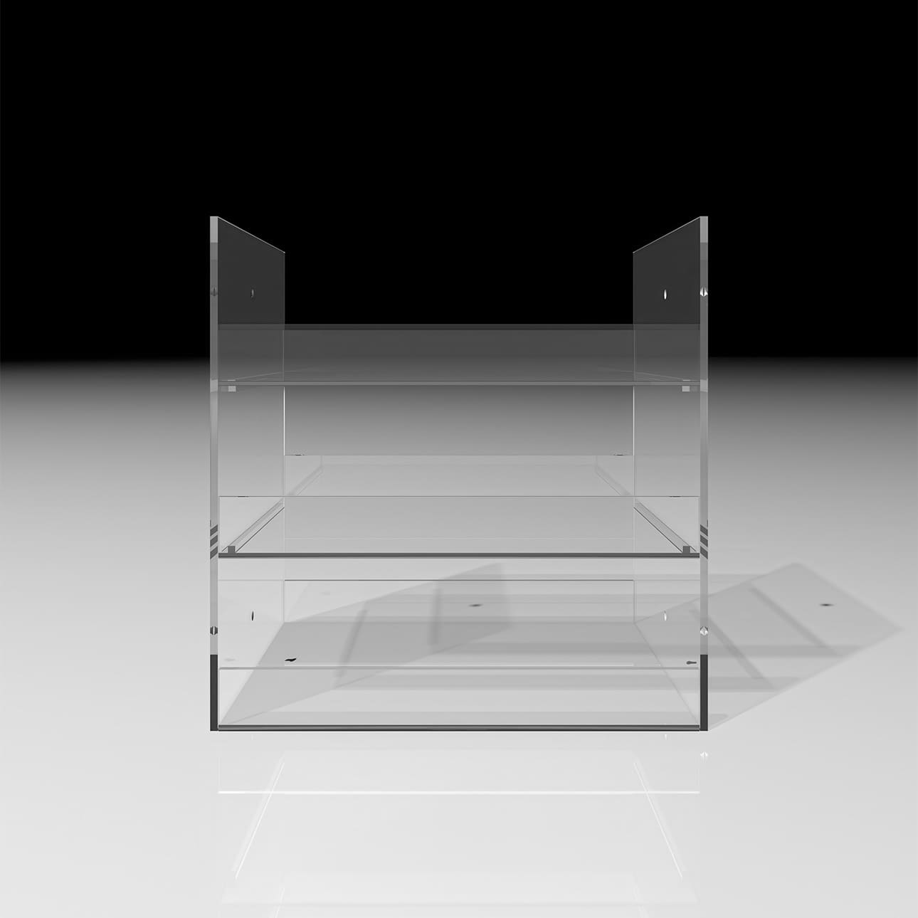 Shelf アクリルトレー 3段（本棚・奥行250mm専用）