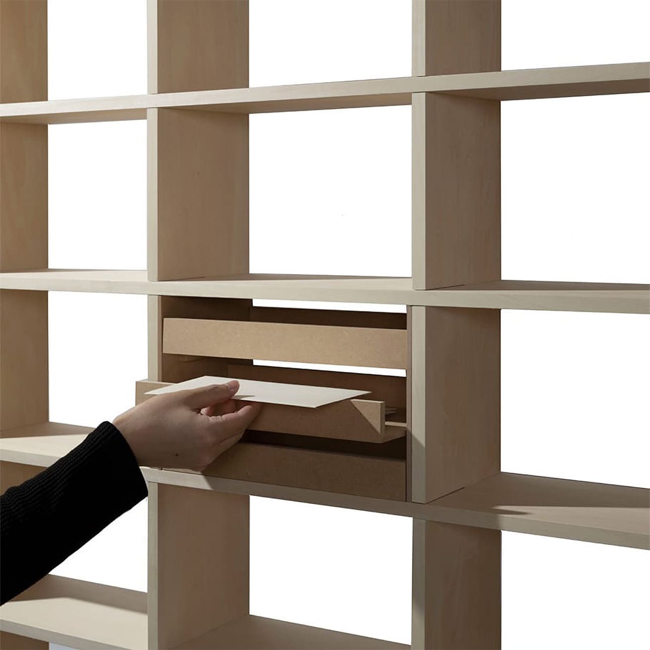 Shelf トレー 3段(本棚・奥行180mm専用)