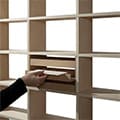 Shelf トレー 3段(本棚・奥行180mm専用)