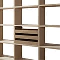 Shelf トレー 3段(本棚・奥行180mm専用)