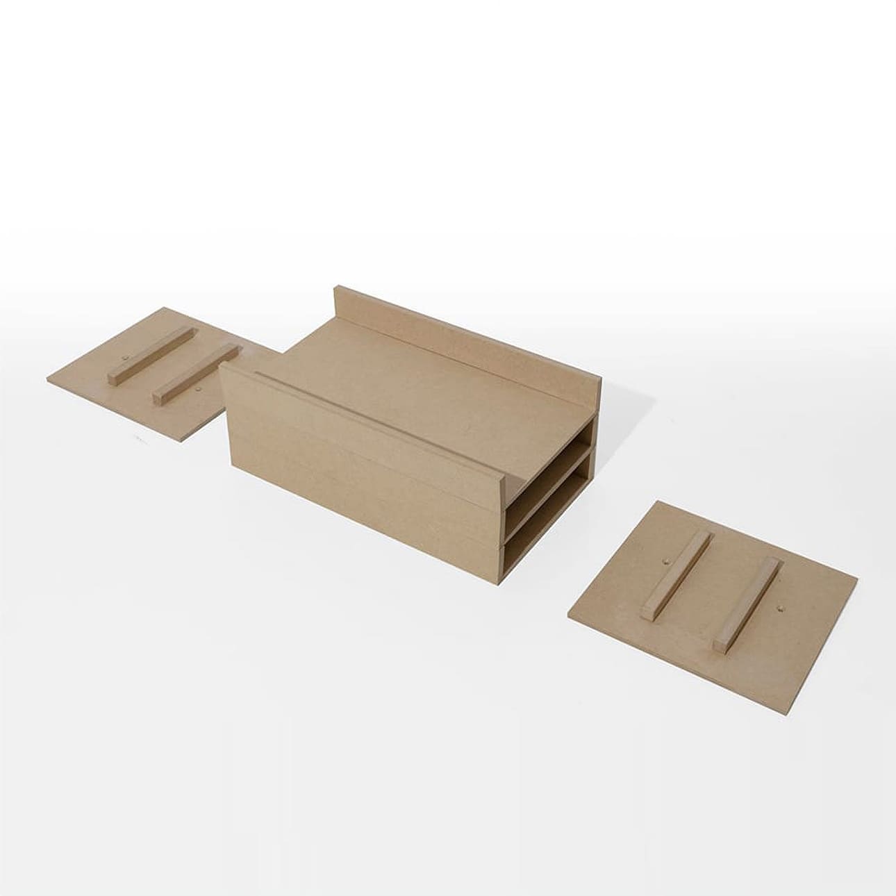 Shelf トレー 3段(本棚・奥行180mm専用)