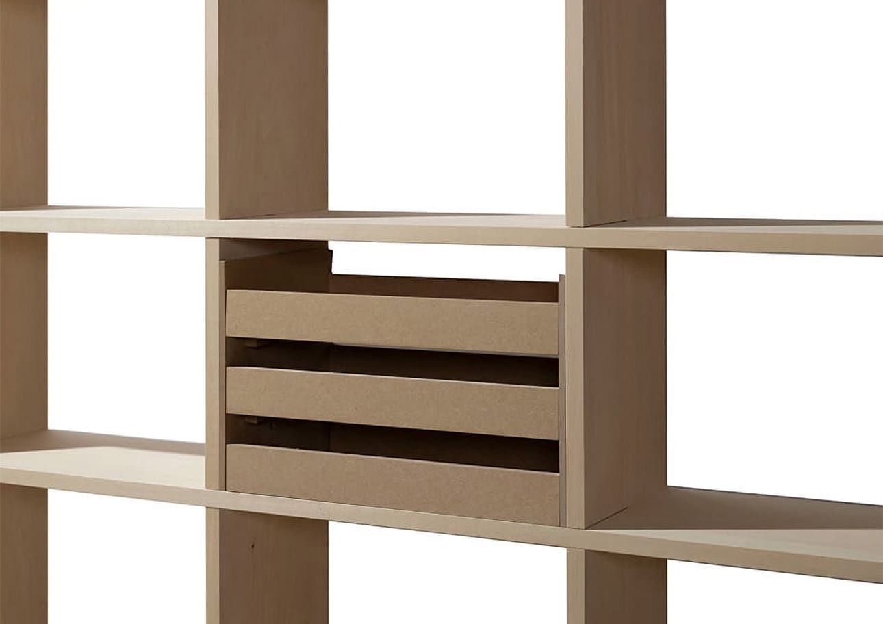 Shelf トレー 3段(本棚・奥行180mm専用)