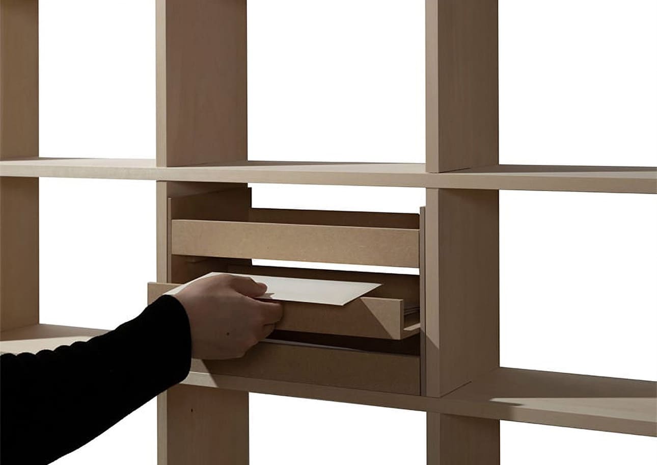 Shelf トレー 3段(本棚・奥行180mm専用)