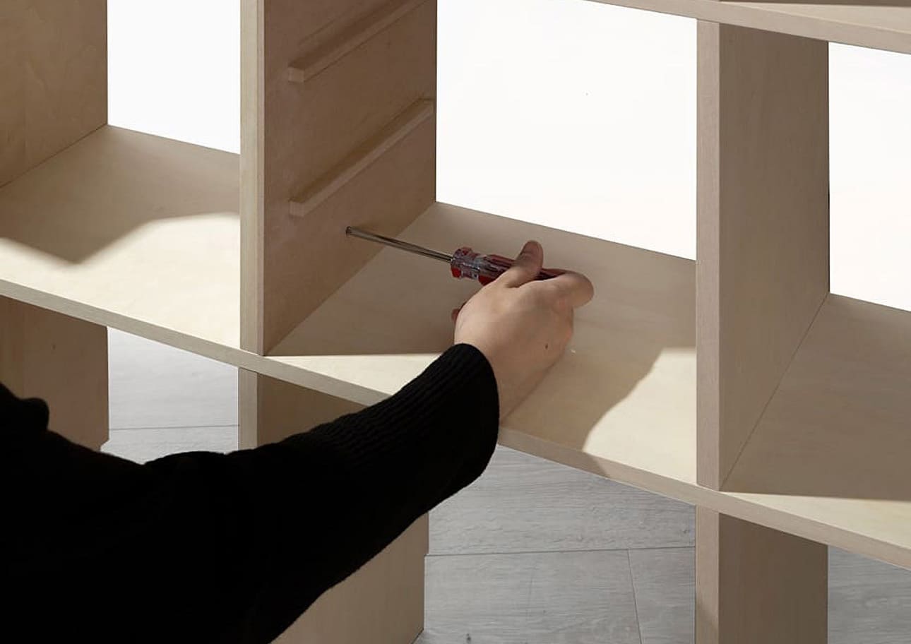 Shelf トレー 3段(本棚・奥行250mm専用)