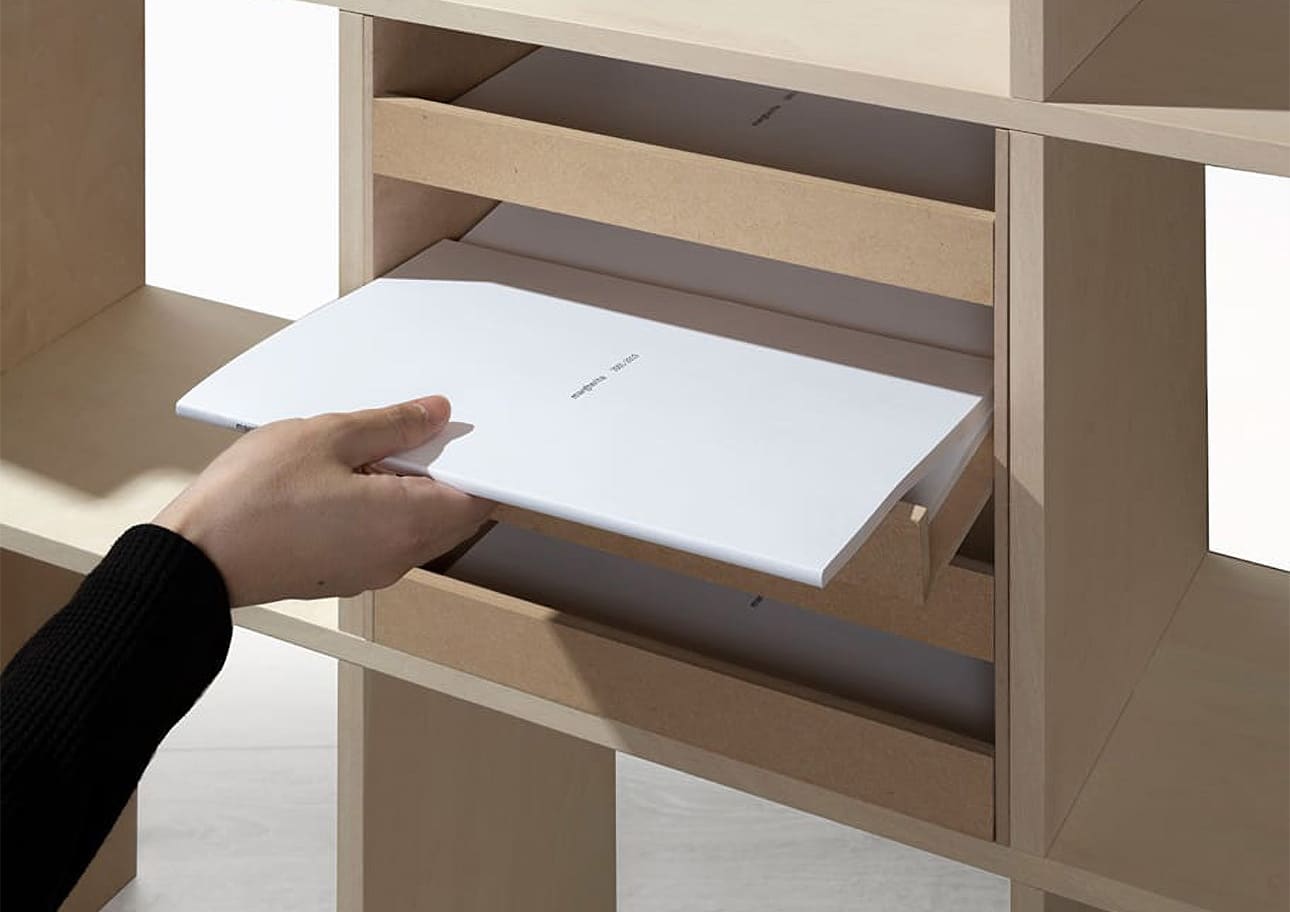 Shelf トレー 4段（本棚・奥行250mm専用）