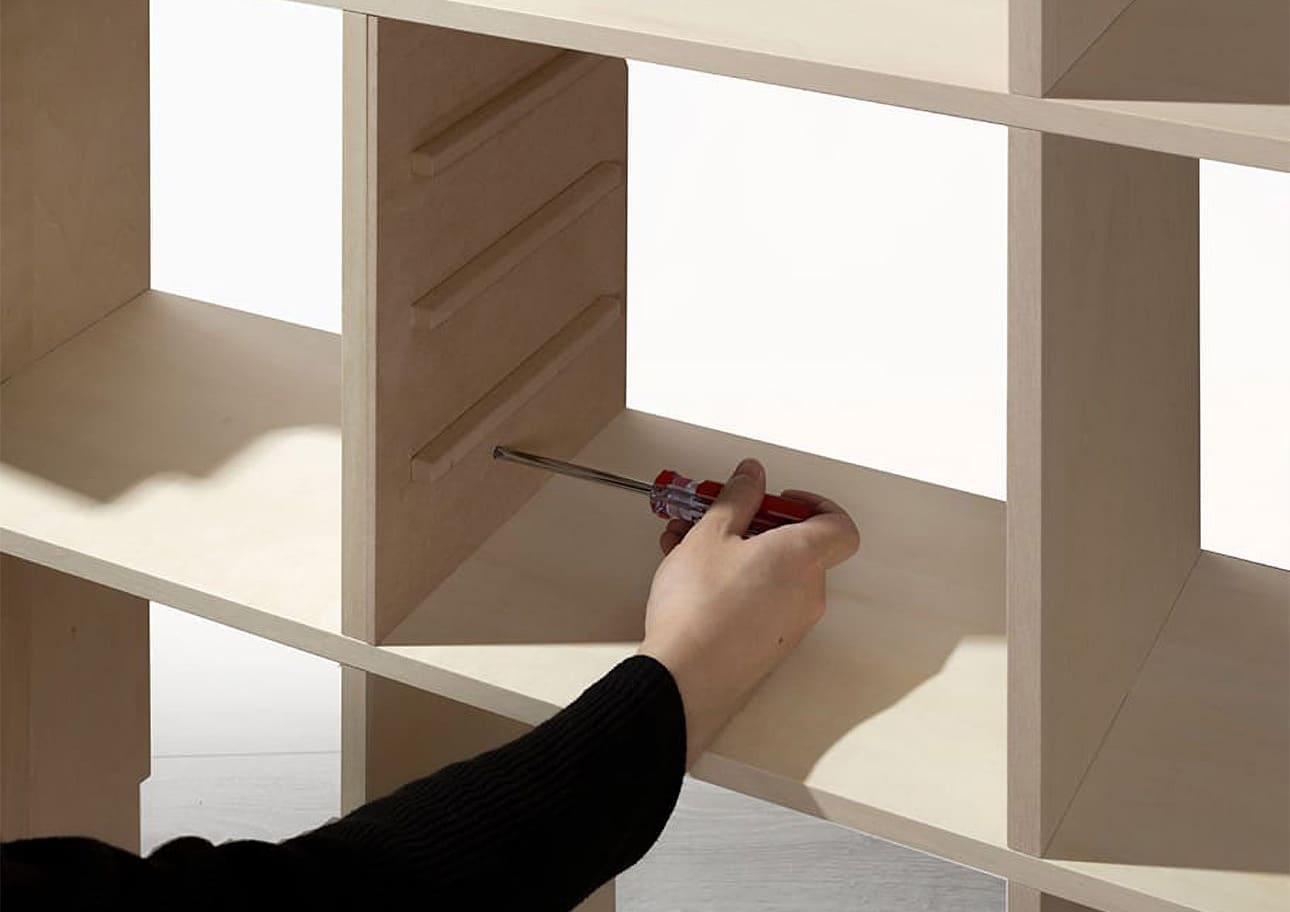 Shelf トレー 4段（本棚・奥行250mm専用）