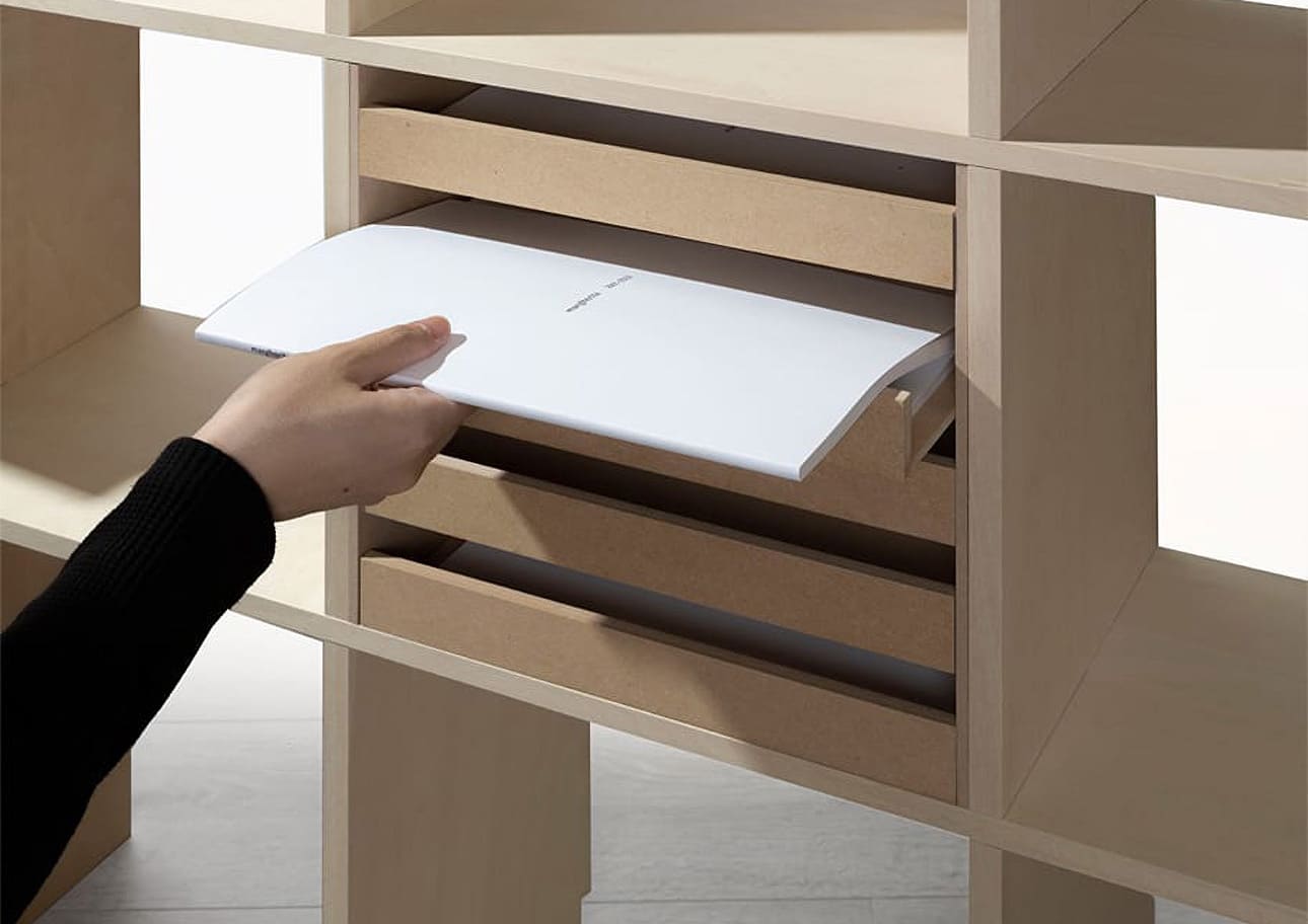Shelf トレー 5段(本棚・奥行250mm専用)