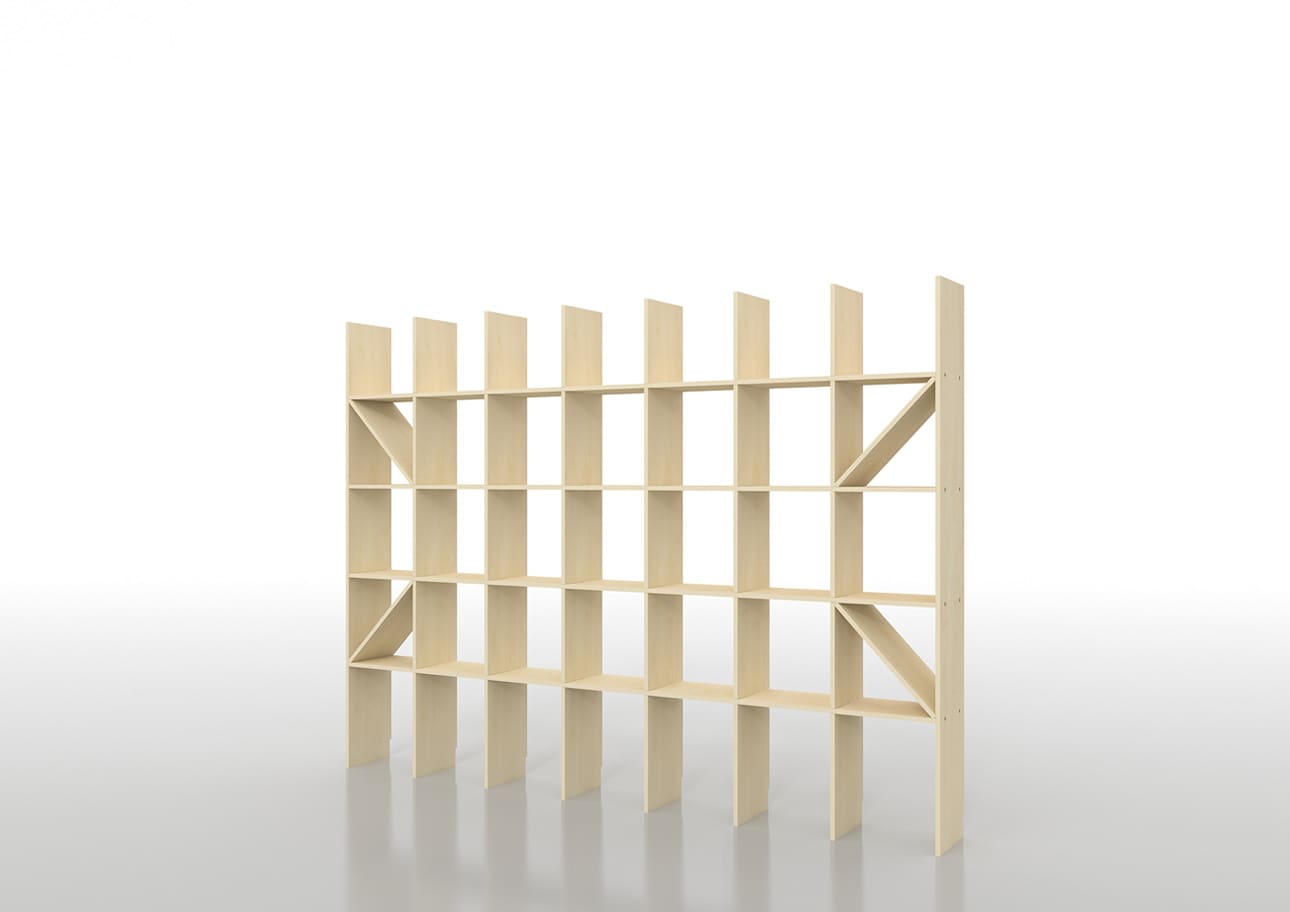 オープンシェルフ 壁面本棚 ウォールシェルフ