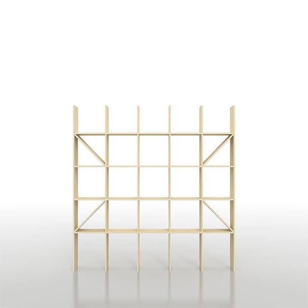 SLF-1800-1800-EX 壁一面の本棚 奥行250mm 縦5コマ×横5コマ