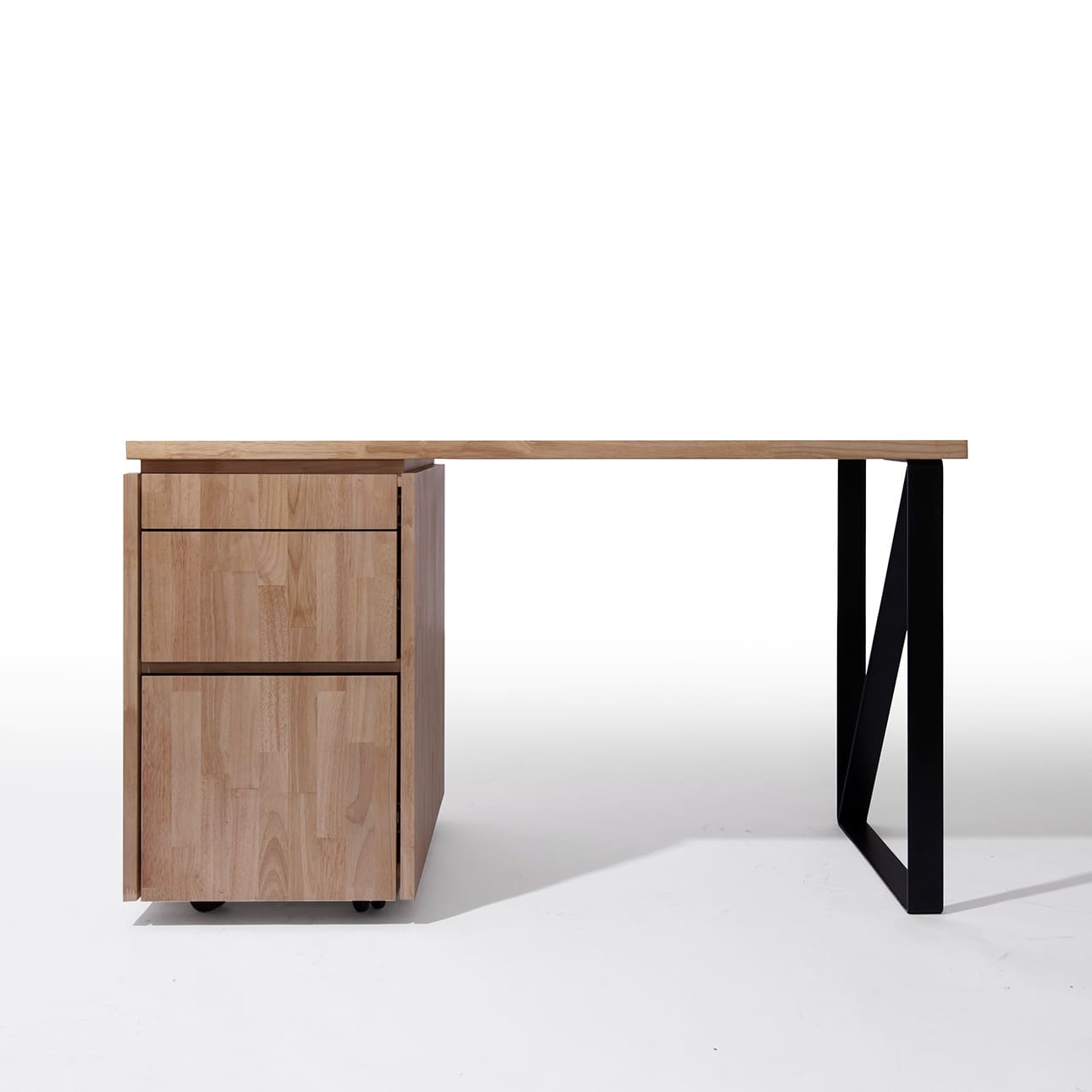 Studio ワークデスク 幅1400mm(キャビネット付き)