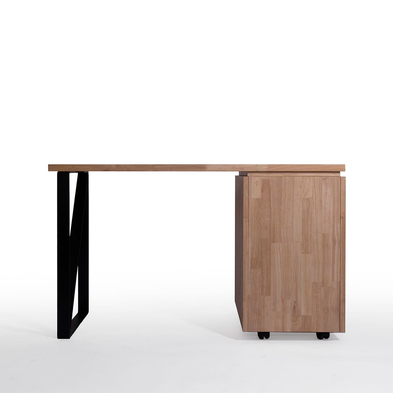 Studio ワークデスク 幅1400mm(キャビネット付き)