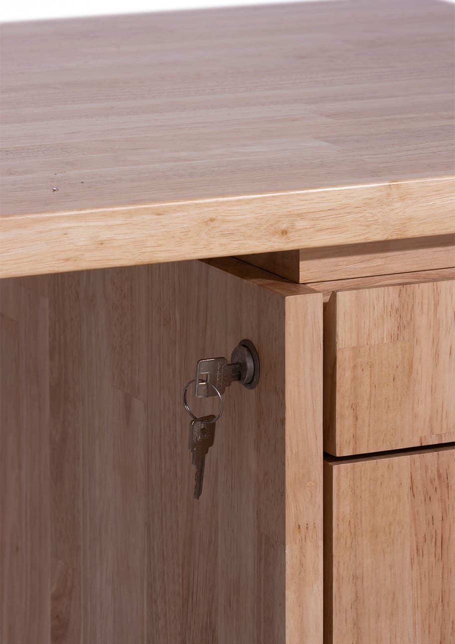 Studio ワークデスク 幅1400mm(キャビネット付き)