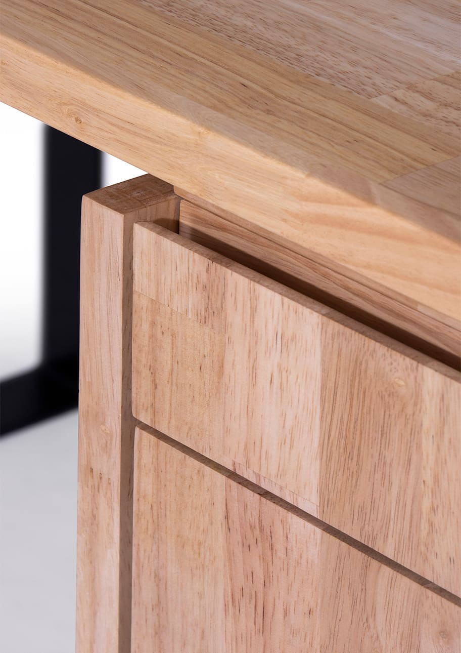 Studio ワークデスク 幅1400mm(キャビネット付き)