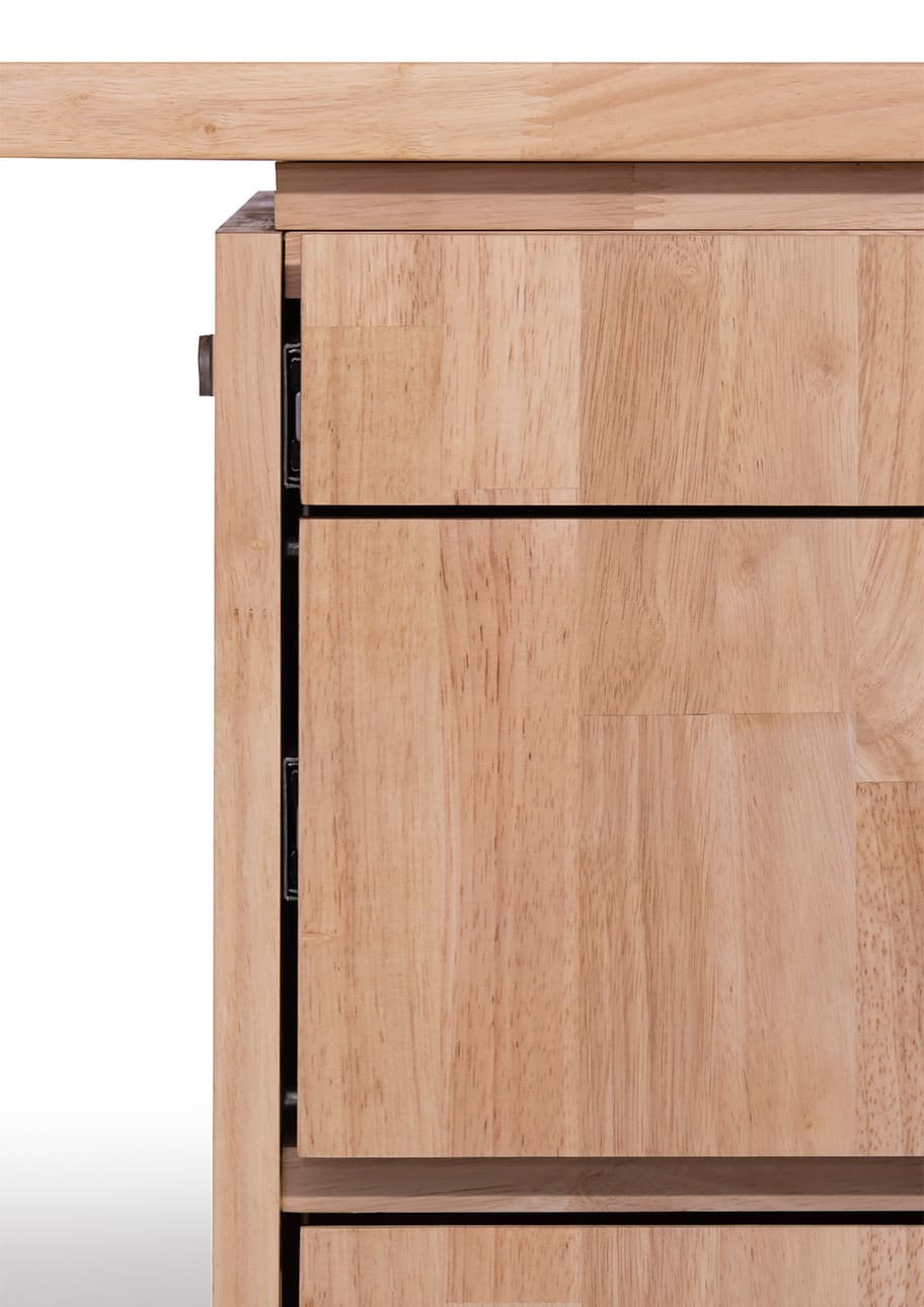 Studio ワークデスク 幅1400mm(キャビネット付き)